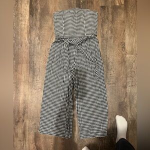 Club Monaco Gingham Jumpsuit